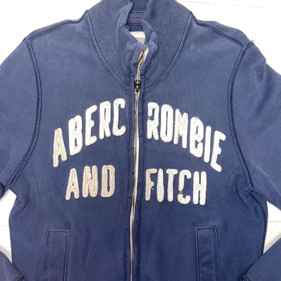 Abercrombie & Fitch Blue Distressed Sweater - Picture 3 of 6